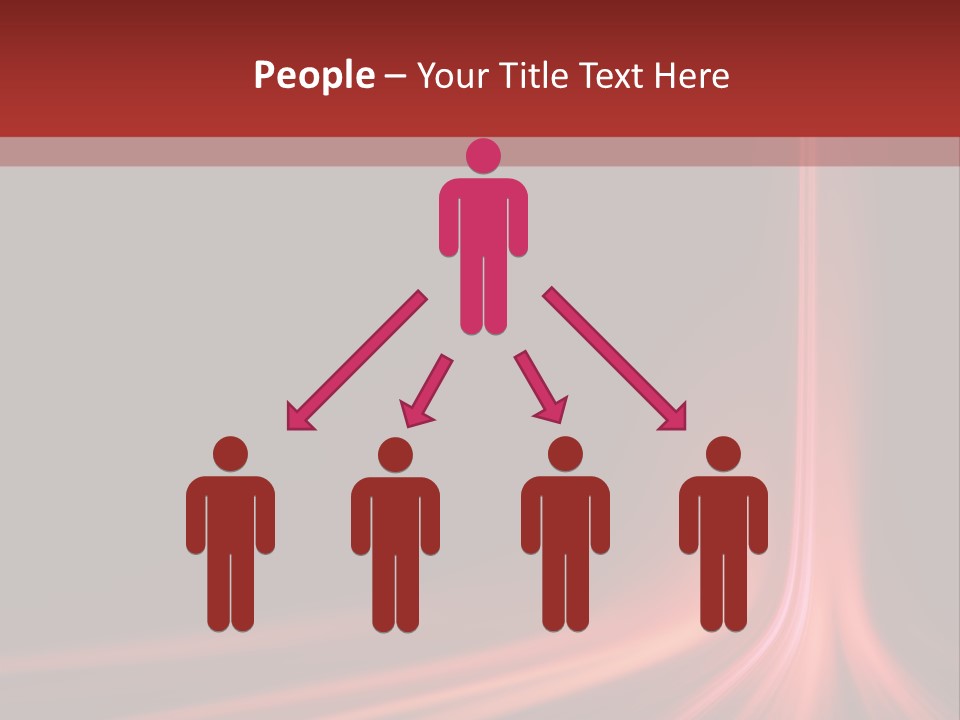 Rising Brochure Neon PowerPoint Template