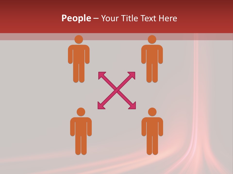 Rising Brochure Neon PowerPoint Template