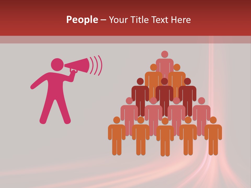 Rising Brochure Neon PowerPoint Template