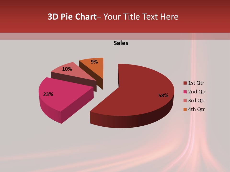 Rising Brochure Neon PowerPoint Template