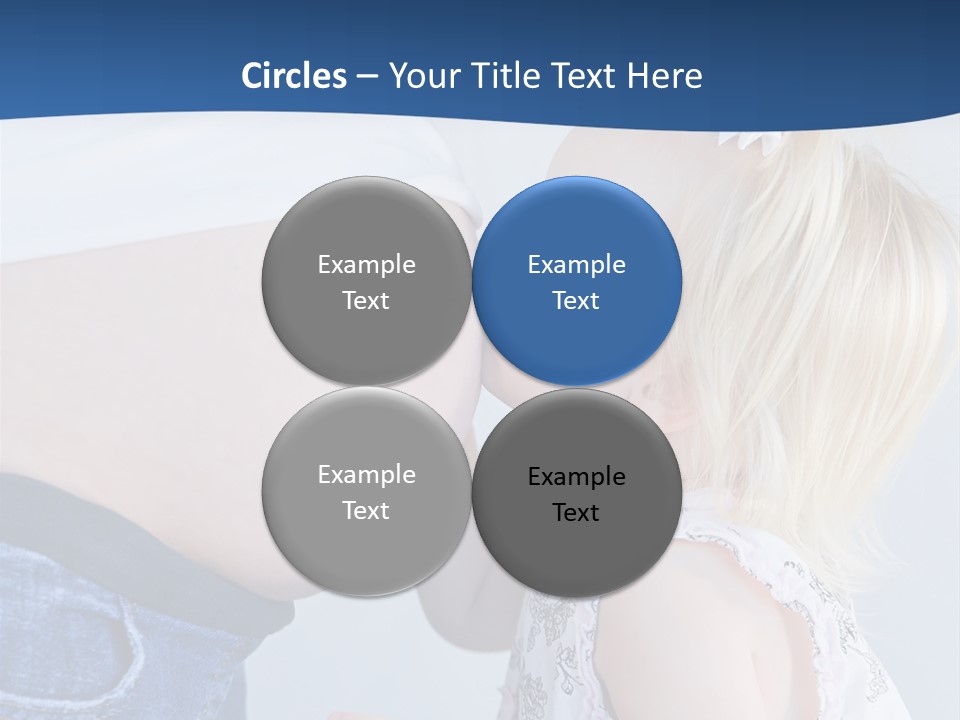 Pregnant Women With Children PowerPoint Template