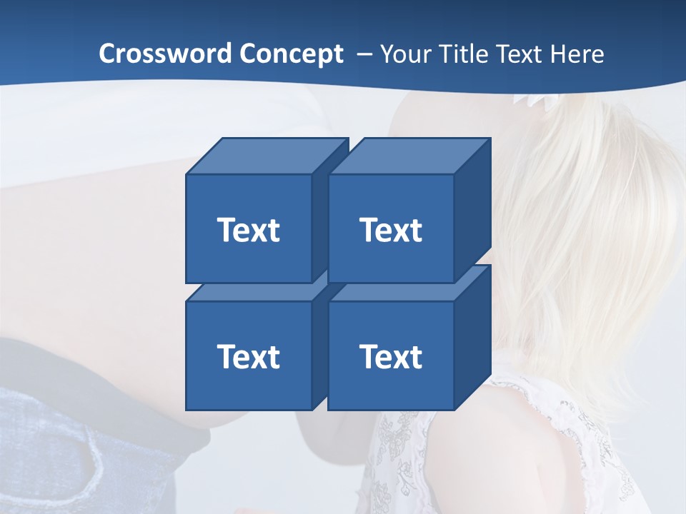 Pregnant Women With Children PowerPoint Template