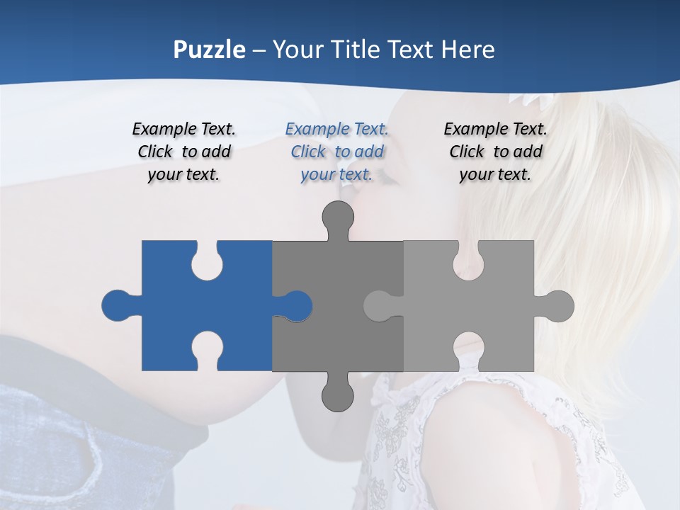 Pregnant Women With Children PowerPoint Template