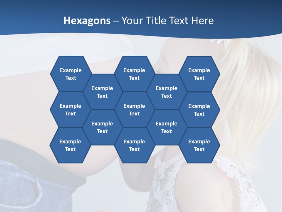 Pregnant Women With Children PowerPoint Template