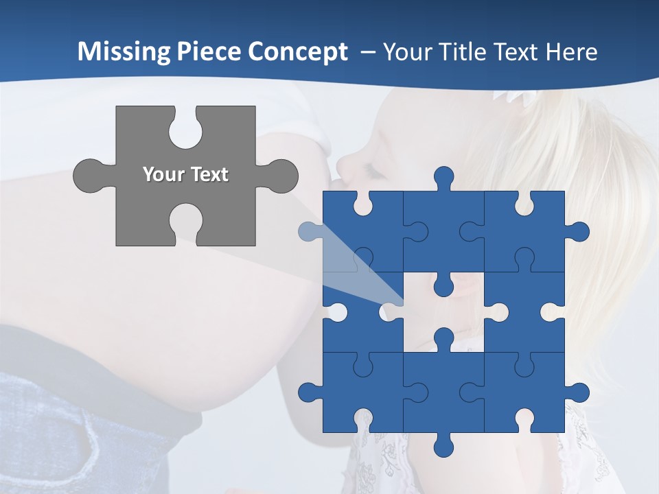 Pregnant Women With Children PowerPoint Template