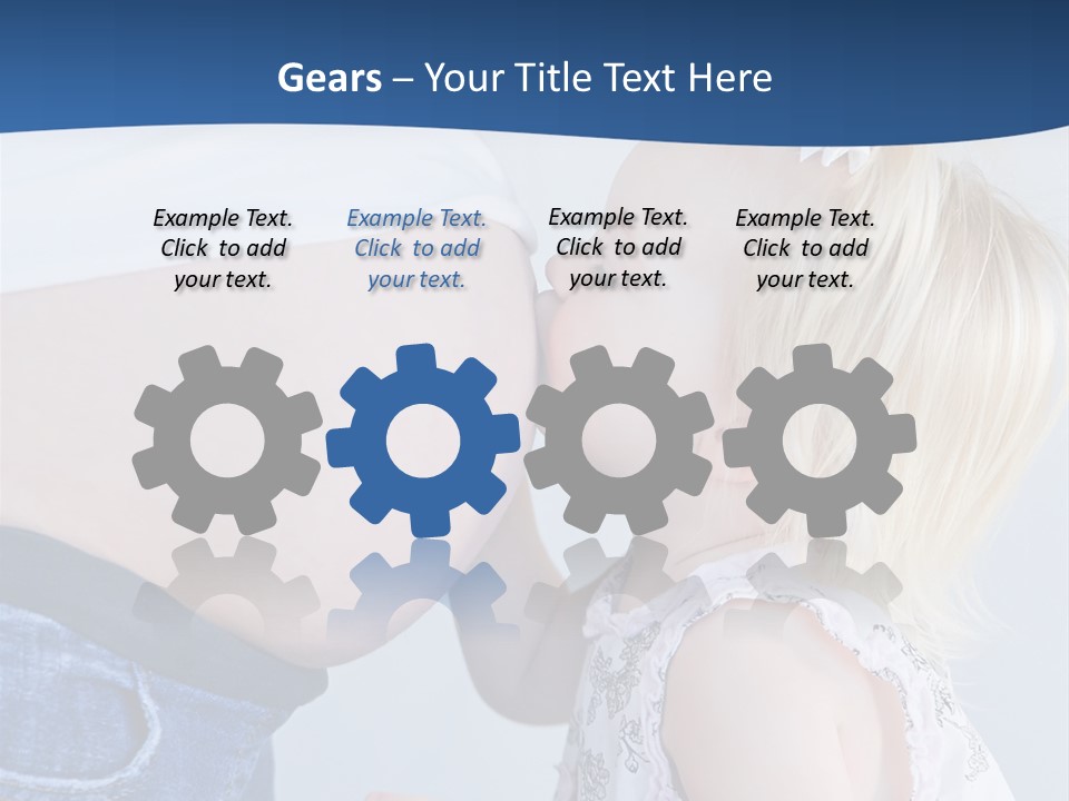 Pregnant Women With Children PowerPoint Template