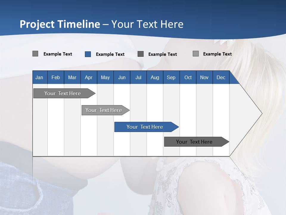 Pregnant Women With Children PowerPoint Template