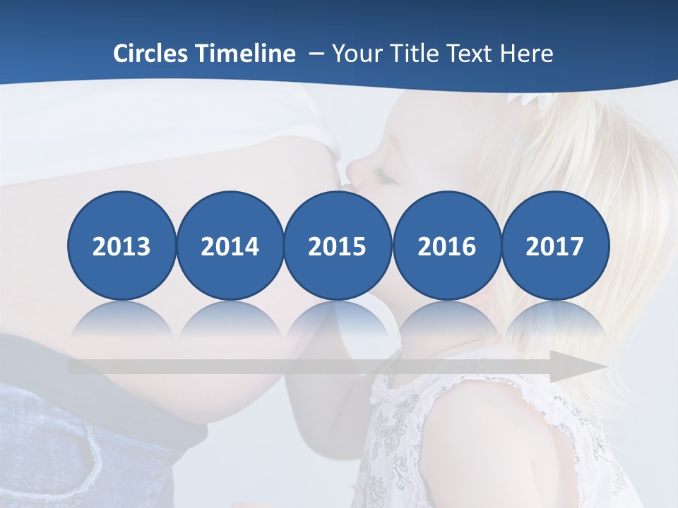 Pregnant Women With Children PowerPoint Template