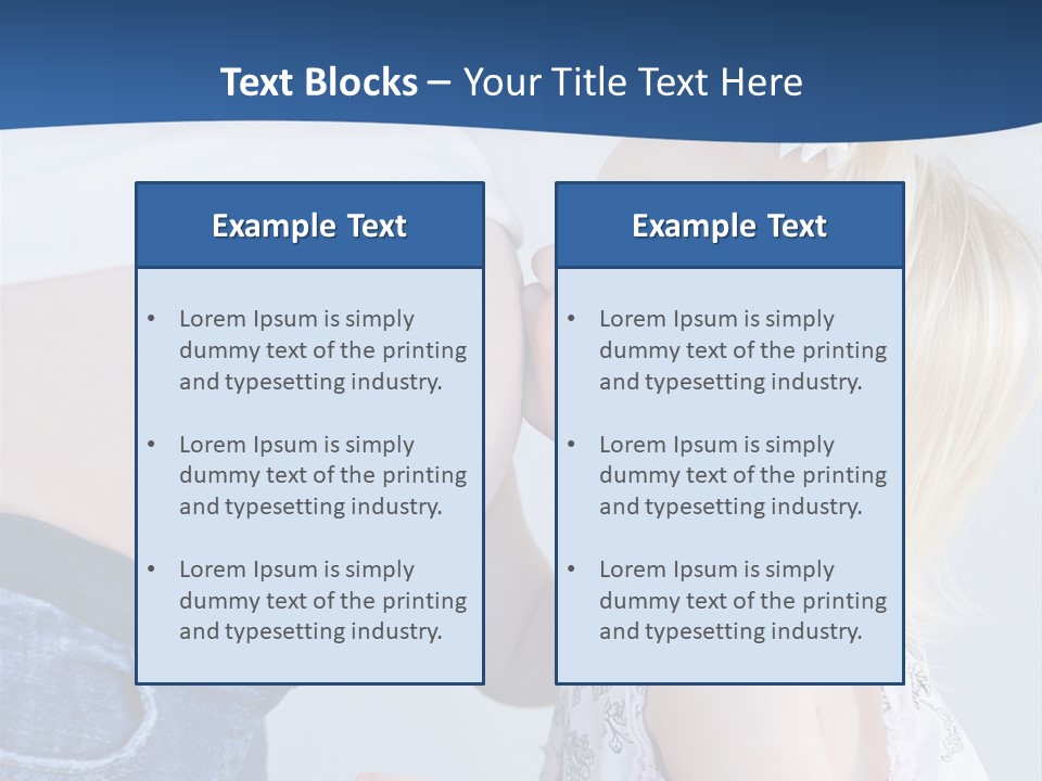 Pregnant Women With Children PowerPoint Template