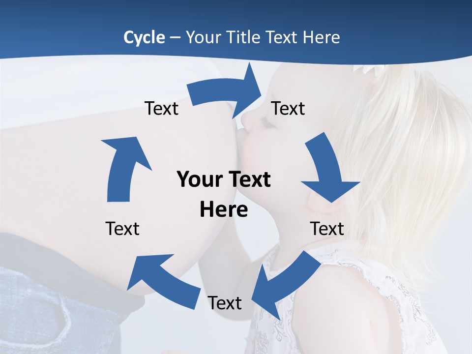 Pregnant Women With Children PowerPoint Template