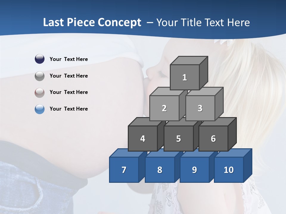 Pregnant Women With Children PowerPoint Template