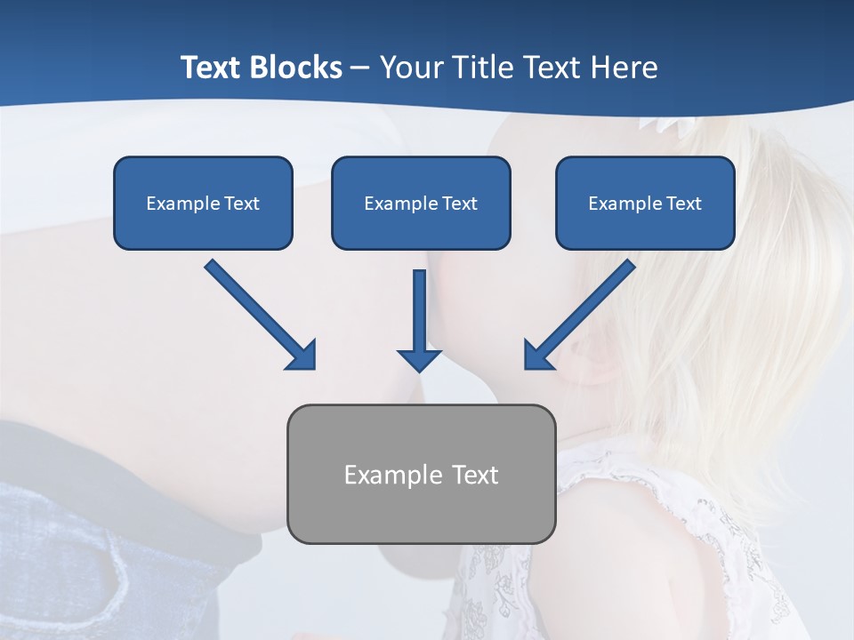 Pregnant Women With Children PowerPoint Template