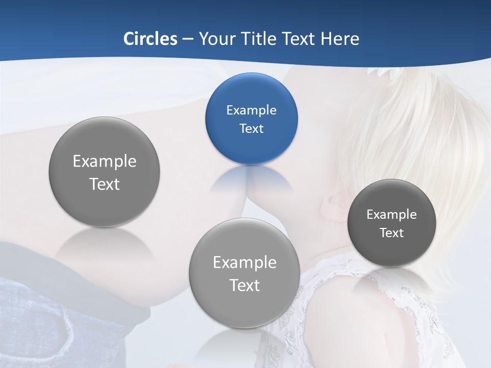 Pregnant Women With Children PowerPoint Template