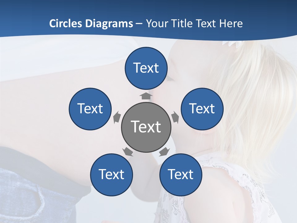 Pregnant Women With Children PowerPoint Template