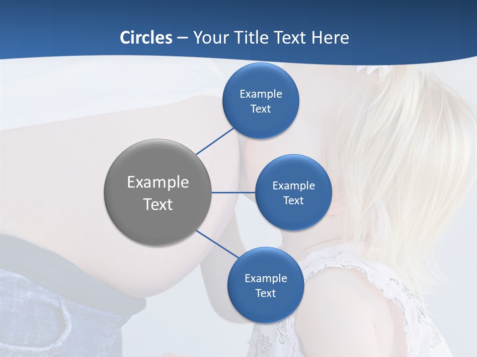 Pregnant Women With Children PowerPoint Template