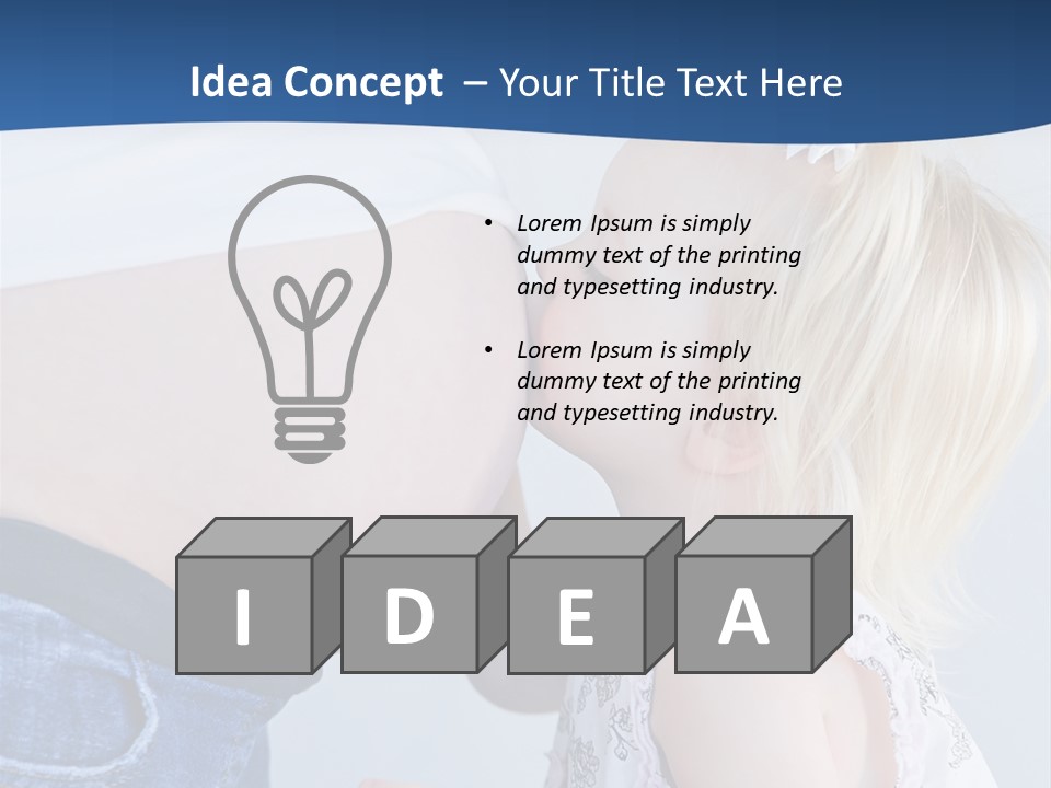 Pregnant Women With Children PowerPoint Template