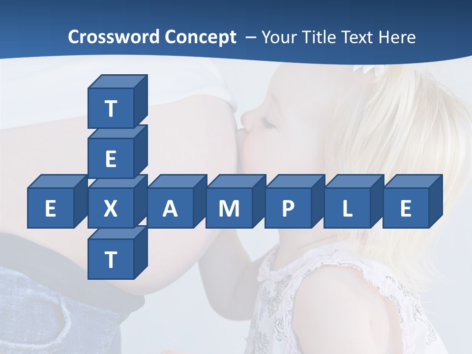 Pregnant Women With Children PowerPoint Template