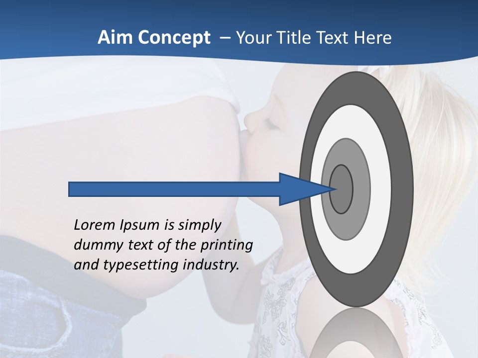 Pregnant Women With Children PowerPoint Template