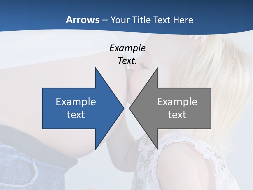 Pregnant Women With Children PowerPoint Template