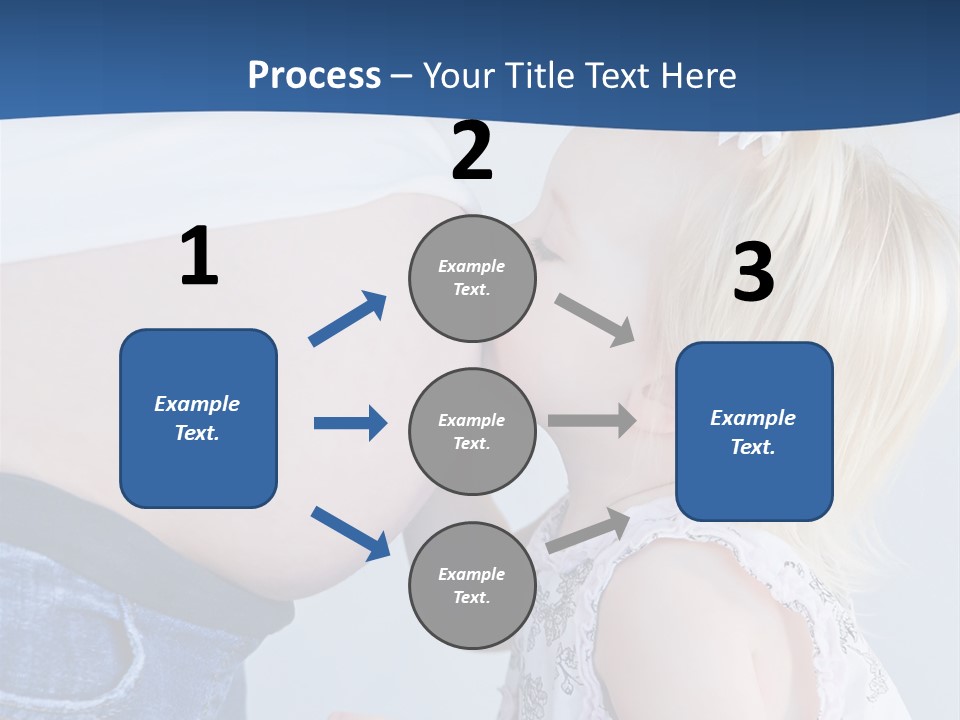 Pregnant Women With Children PowerPoint Template