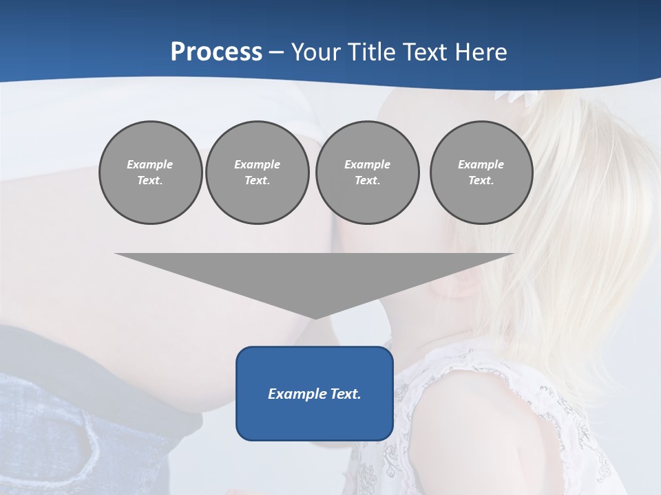 Pregnant Women With Children PowerPoint Template