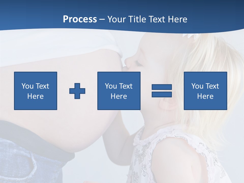 Pregnant Women With Children PowerPoint Template