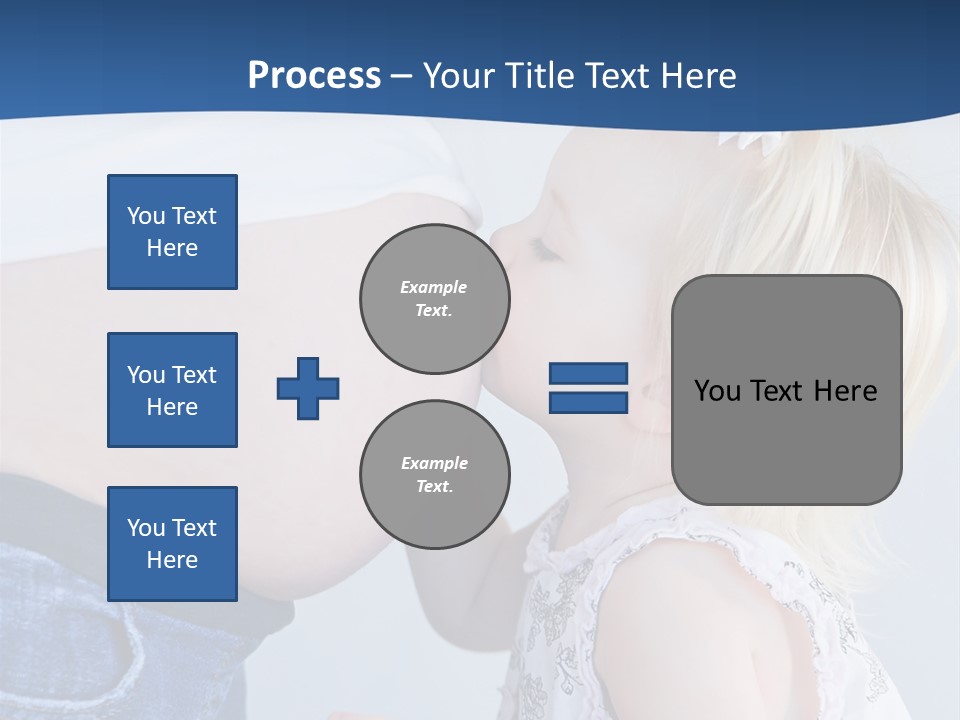Pregnant Women With Children PowerPoint Template