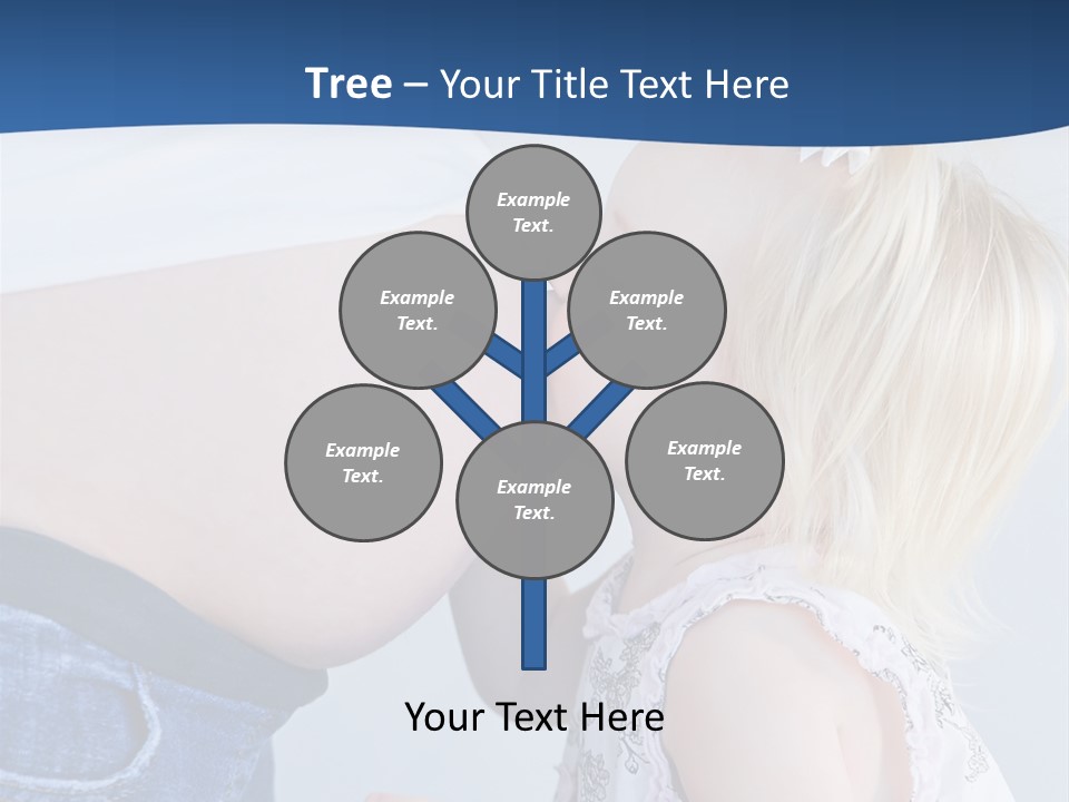 Pregnant Women With Children PowerPoint Template