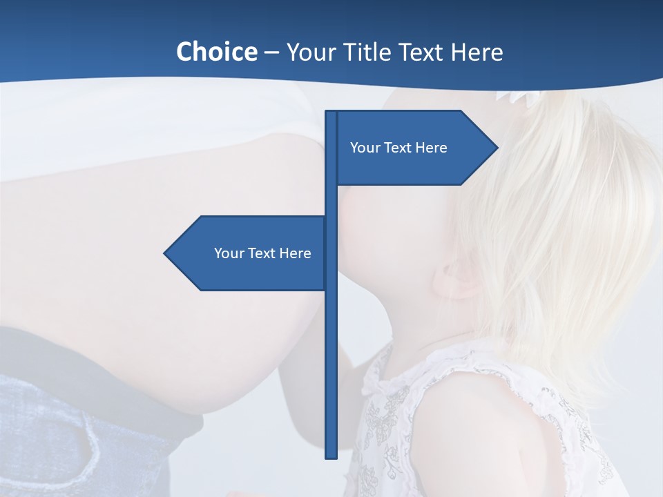 Pregnant Women With Children PowerPoint Template
