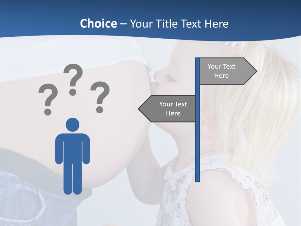 Pregnant Women With Children PowerPoint Template