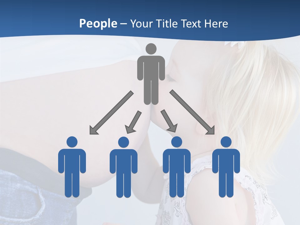 Pregnant Women With Children PowerPoint Template