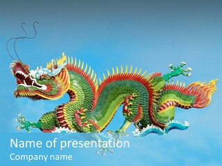 Chinese Dragon PowerPoint Template