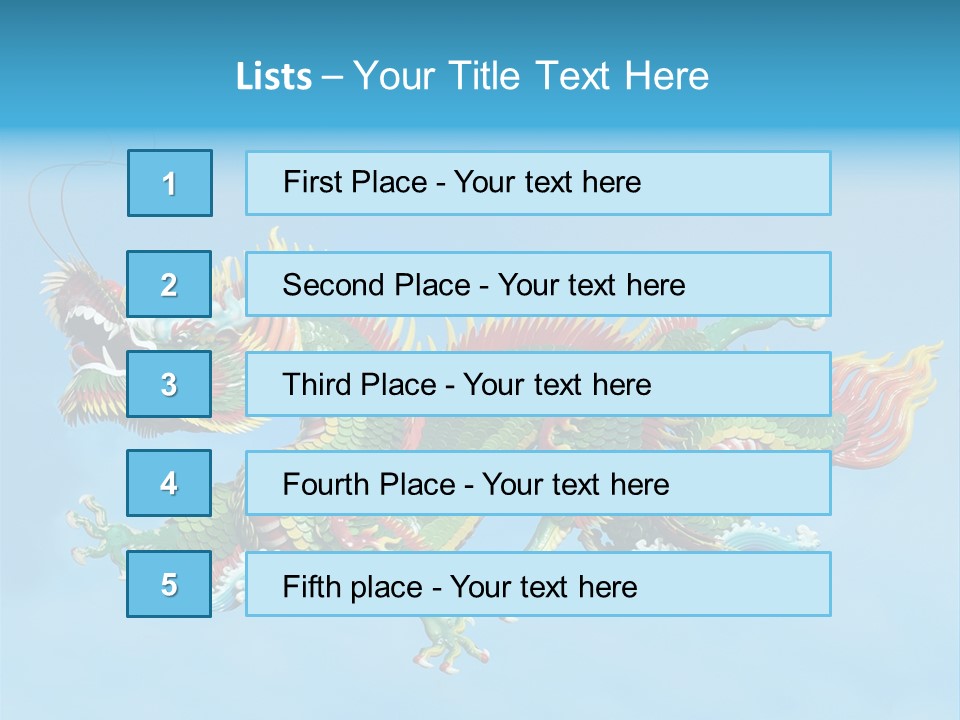 Chinese Dragon PowerPoint Template