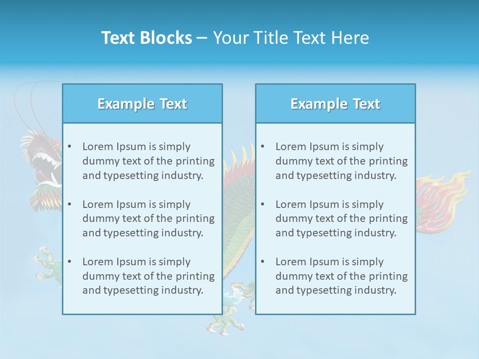 Chinese Dragon PowerPoint Template