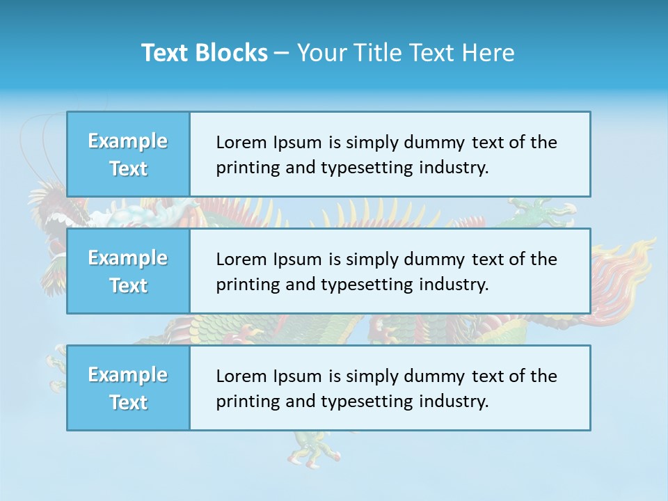 Chinese Dragon PowerPoint Template