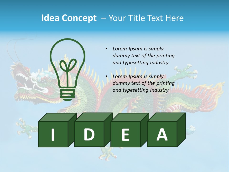 Chinese Dragon PowerPoint Template