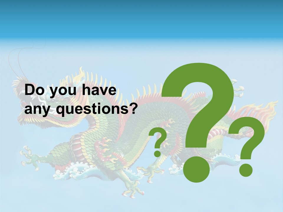 Chinese Dragon PowerPoint Template