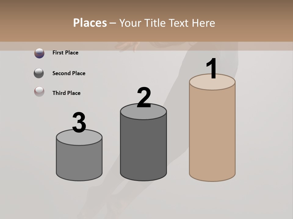 Aerobics One Pose PowerPoint Template