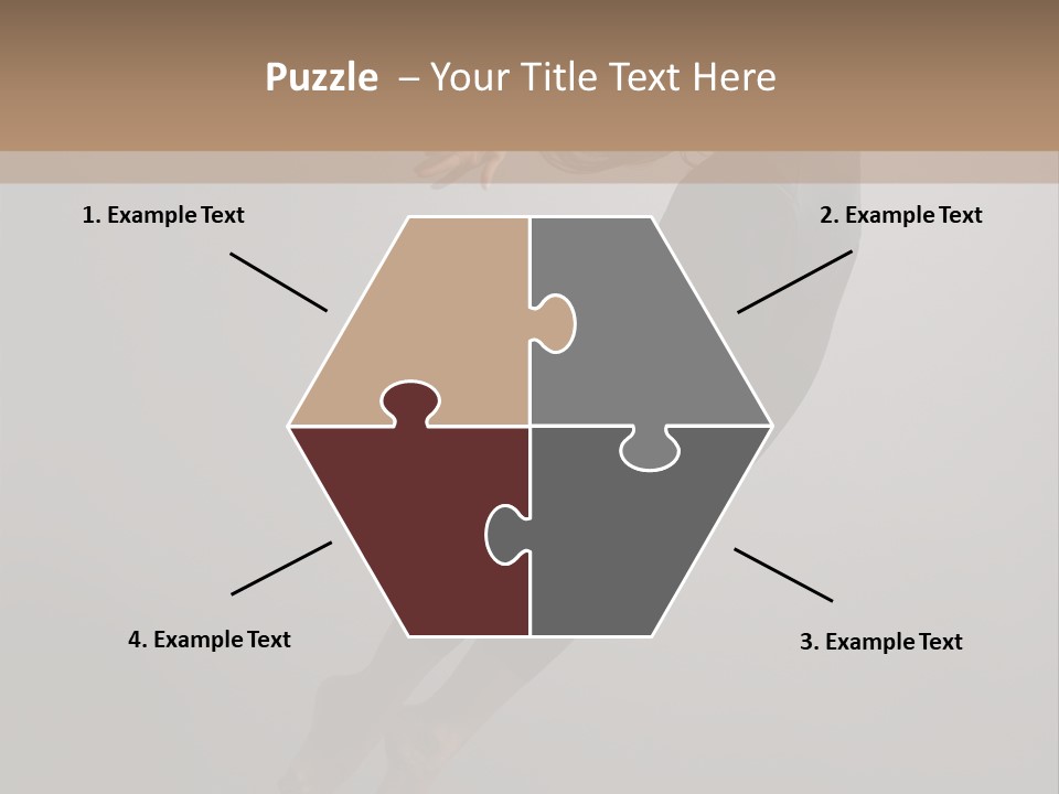 Aerobics One Pose PowerPoint Template