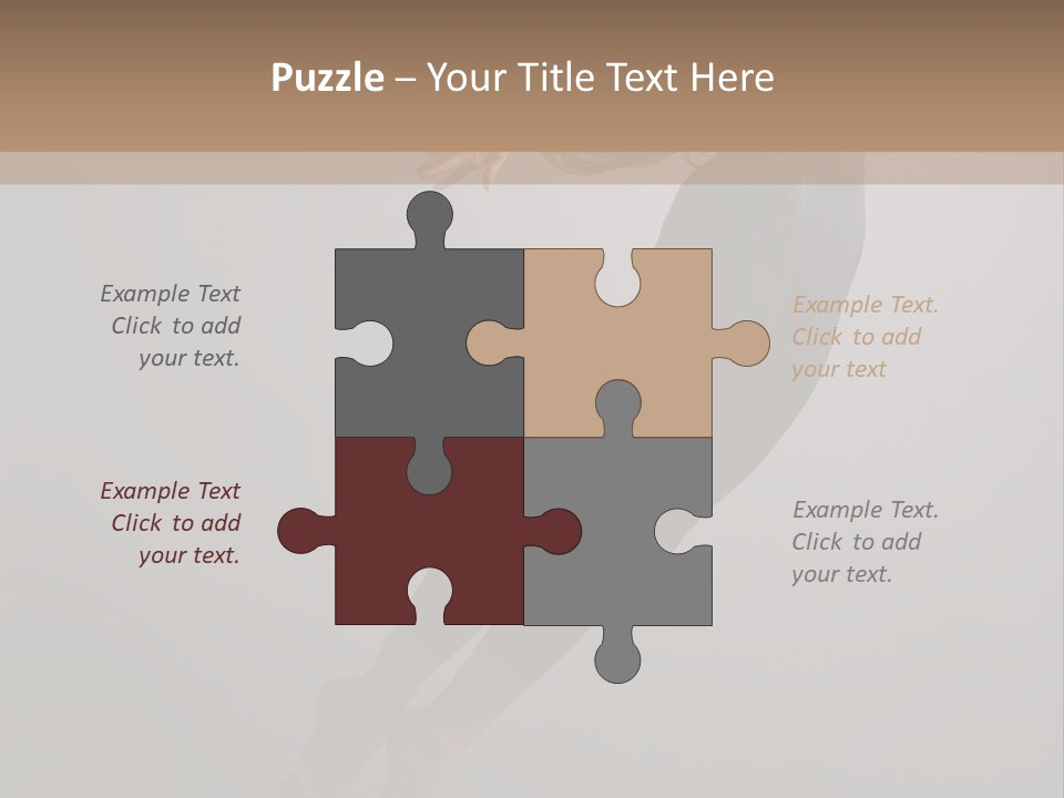 Aerobics One Pose PowerPoint Template