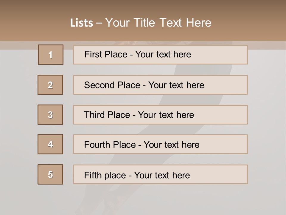 Aerobics One Pose PowerPoint Template