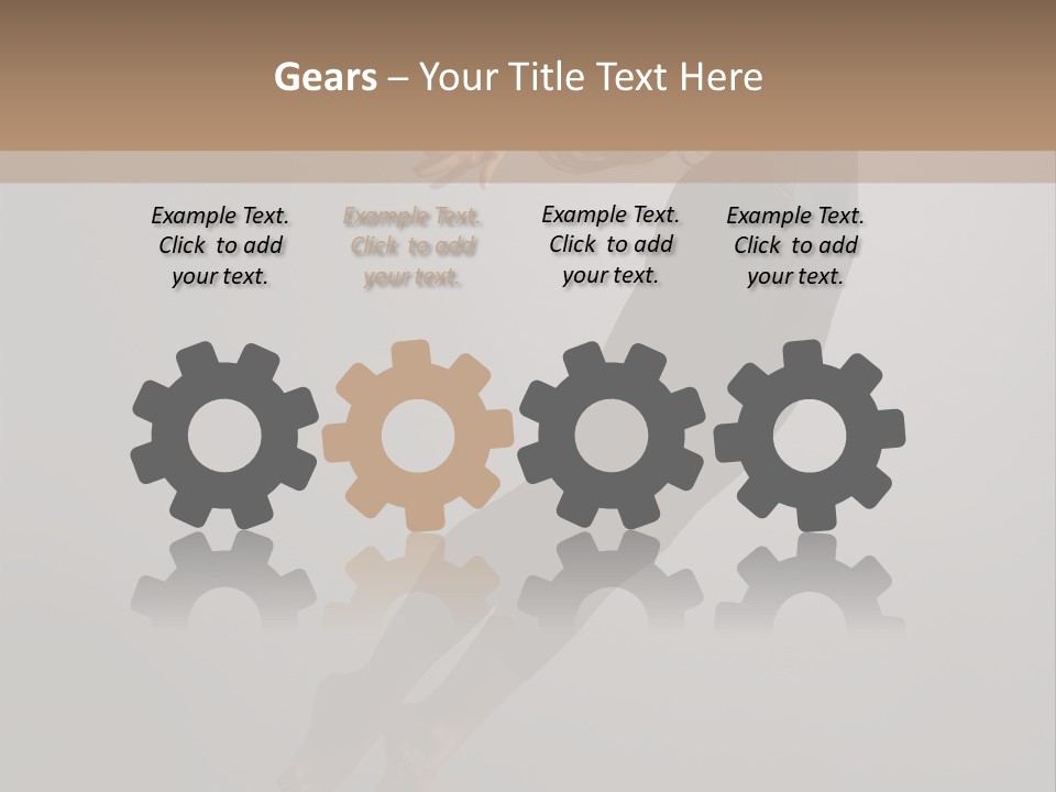 Aerobics One Pose PowerPoint Template