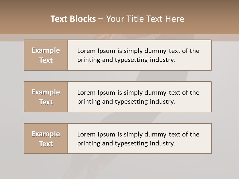 Aerobics One Pose PowerPoint Template