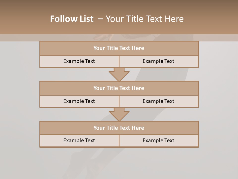 Aerobics One Pose PowerPoint Template