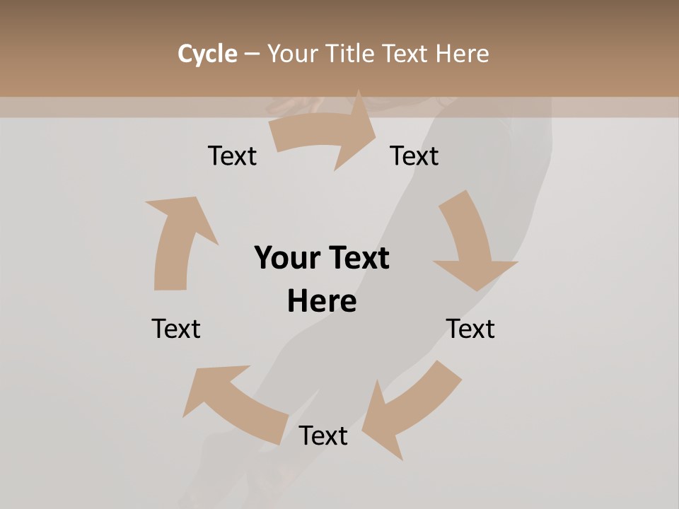 Aerobics One Pose PowerPoint Template