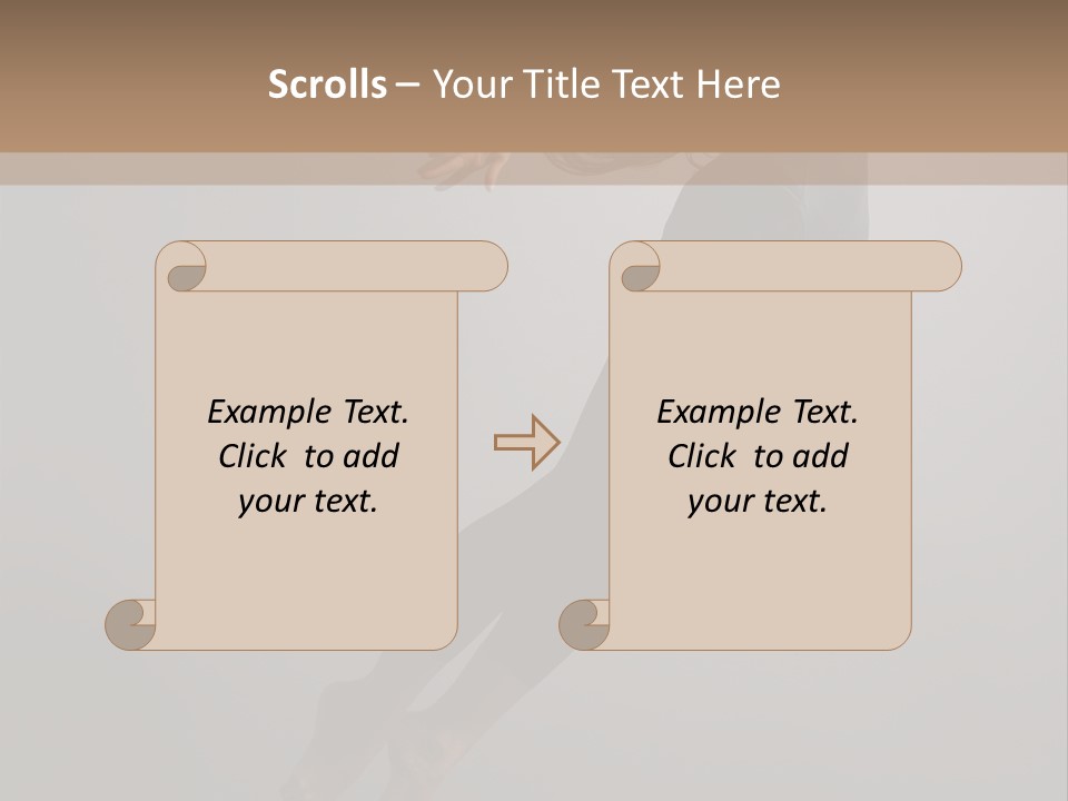 Aerobics One Pose PowerPoint Template