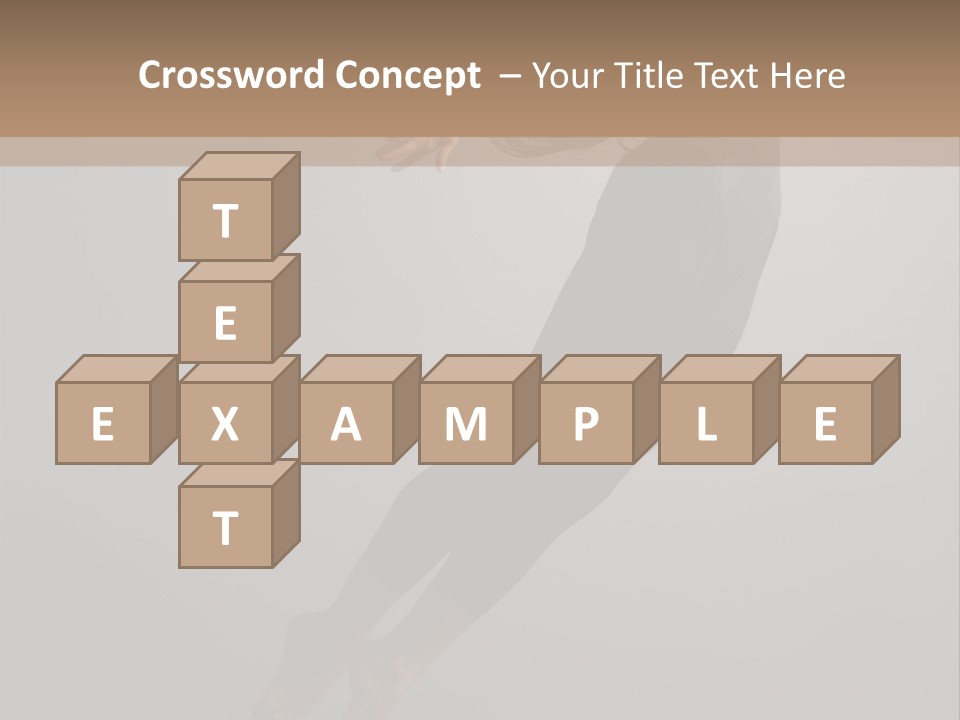 Aerobics One Pose PowerPoint Template