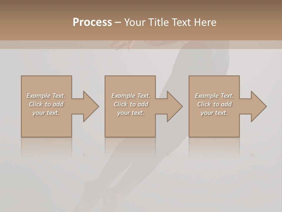 Aerobics One Pose PowerPoint Template