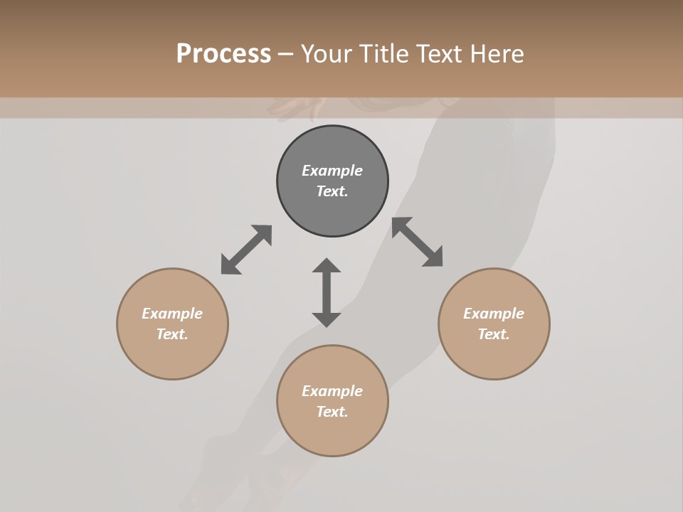 Aerobics One Pose PowerPoint Template