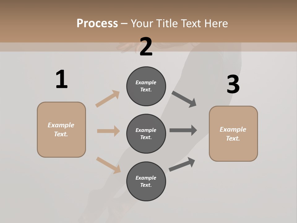 Aerobics One Pose PowerPoint Template